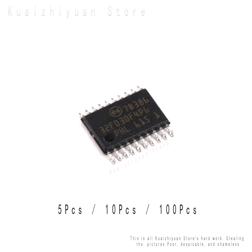 Набор микросхем STM32F030F4P6 STM32F030F4P STM32F030F4 STM32F030F MCU Chip STM32 STM32F STM IC TSOP20, замена микросхем STM32F030F3P6, 10 шт.
