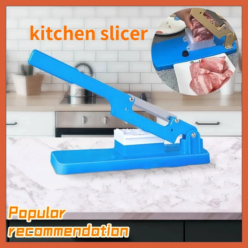 

Portable Kitchen Meat Cutting Knife Table Slicers Adjustable Hand Manual Fruit Vegetable Grater Beef Mutton Rolls Slicer Peeler