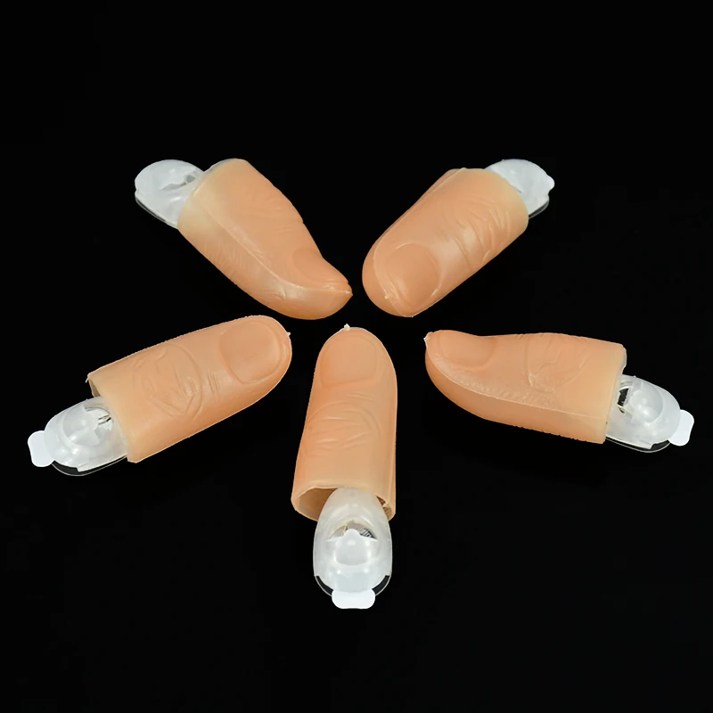 5 шт. СВЕТОДИОДНЫЕ Светящиеся Пальцы волшебные пальцы фотоигрушка Хэллоуин фокус