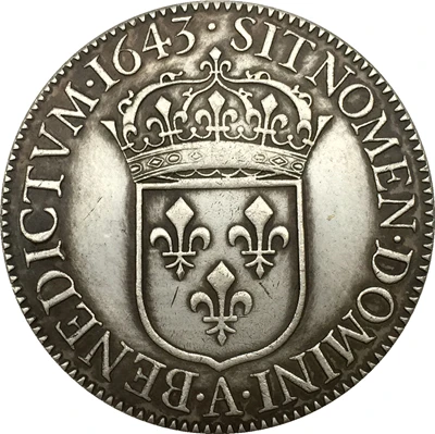 

Копия монеты Франция Людовик xv 1643