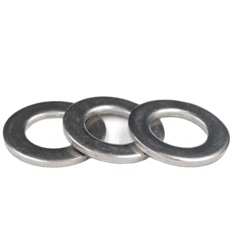 Плоские шайбы DIN125 простые оцинкованная углеродистая сталь M5 M6 M8 M10 синие и белые