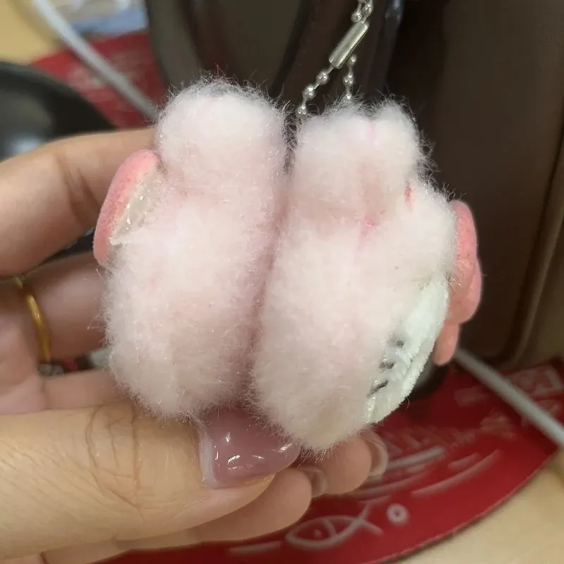 Kawaii Sanrio Hellokitt Y плюшевый кулон аниме милый двусторонний брелок для мобильного