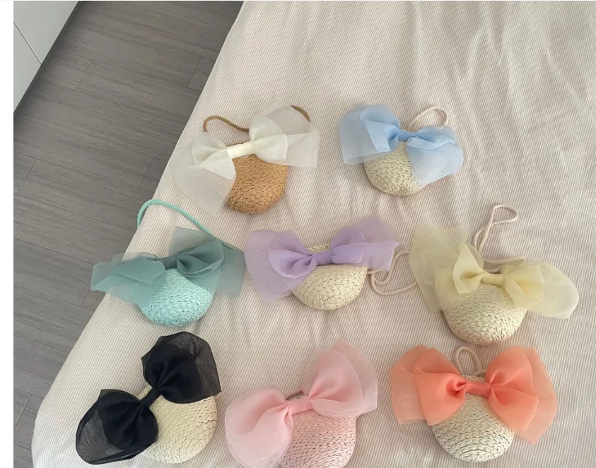 

Korean New Children's Lace Big Bow Shoulder Bag Handbag