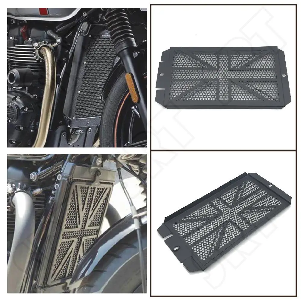 

Fits for Triumph Bonneville T120 T100 Bobber 1200 2016-2021 Motorcycle Engine Radiator Grille Guard Cooler Protector Cover