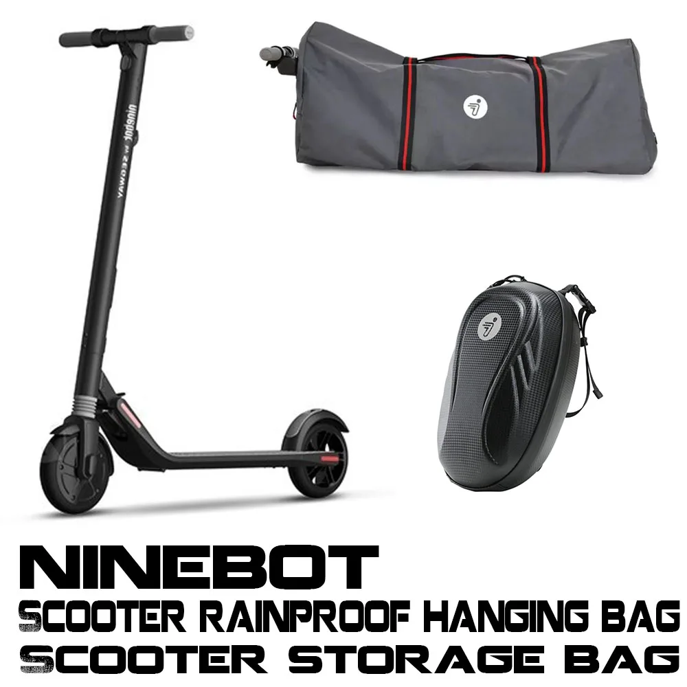 Оригинальная подвесная сумка для электроскутера Ninebot черная непромокаемая