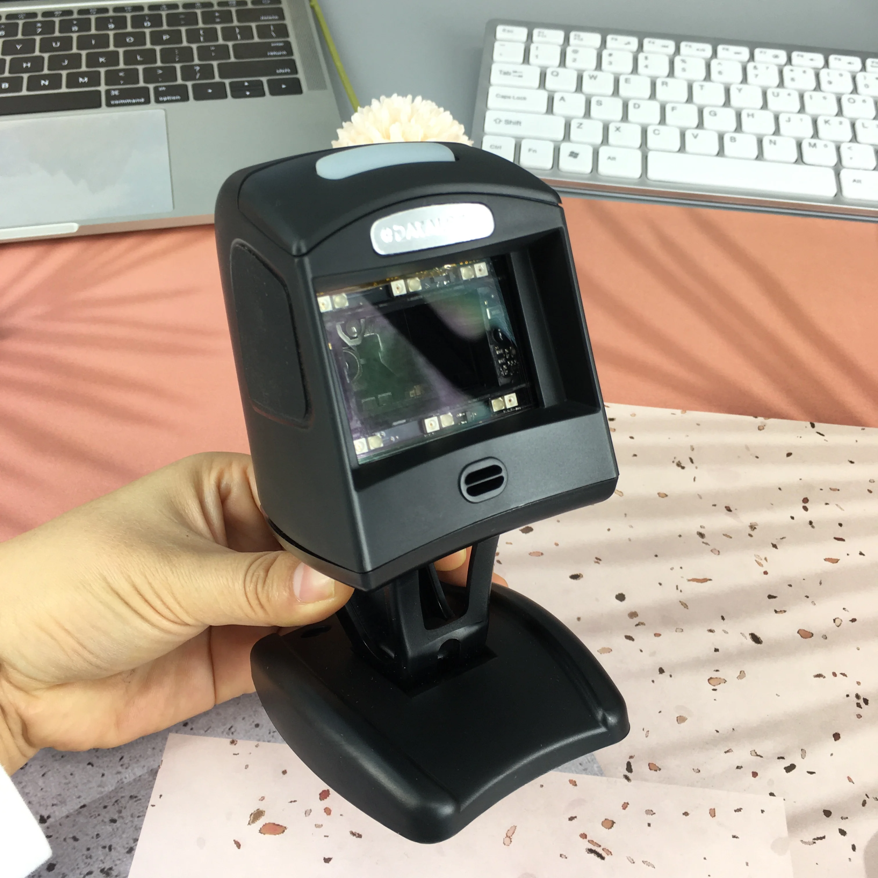Datalogic Magellan 1100i 2D High Performing Wired Handfree Omnidirectional Presentation Barcode Scanner for POS solutions | Компьютеры и