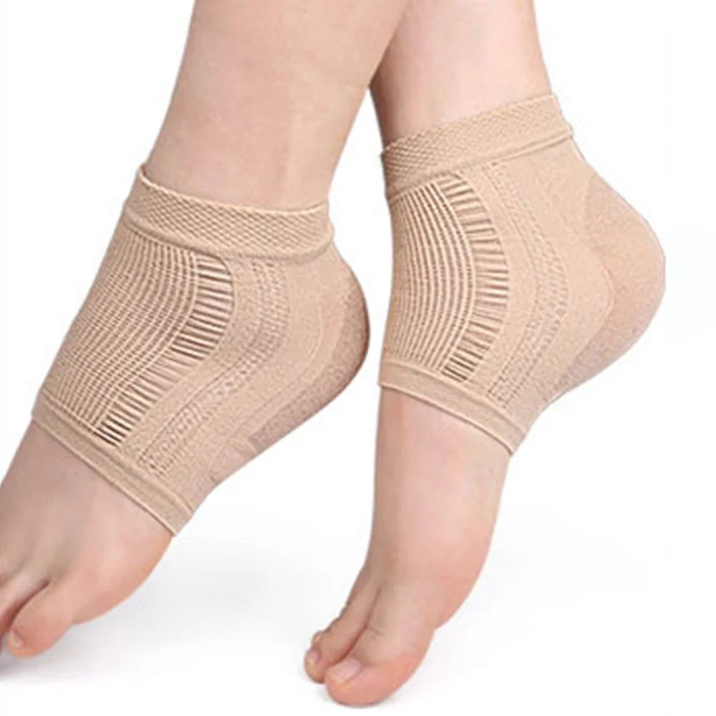 

Cracking Preventing Gel Heel Socks Dry Cracked Feet Portable Foot Support Washable