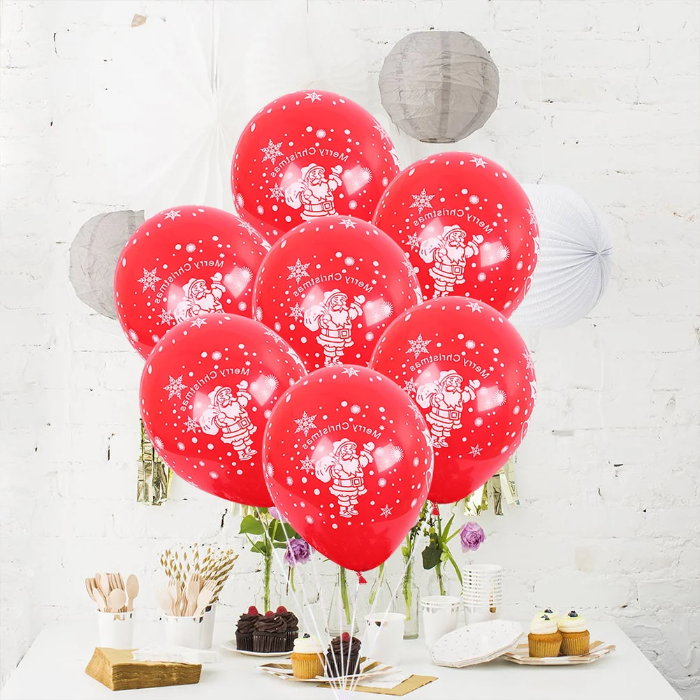 

Merry Christmas Balloons Balloon for Christmas Snowflake Balloons Pearl Latex Balloons Xmas Balloons Party Latex Balloon