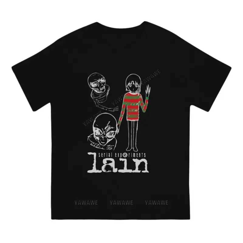 

Уникальная футболка для экспериментов Lain, футболка для отдыха, лидер продаж, футболка для мужчин и женщин, летняя футболка