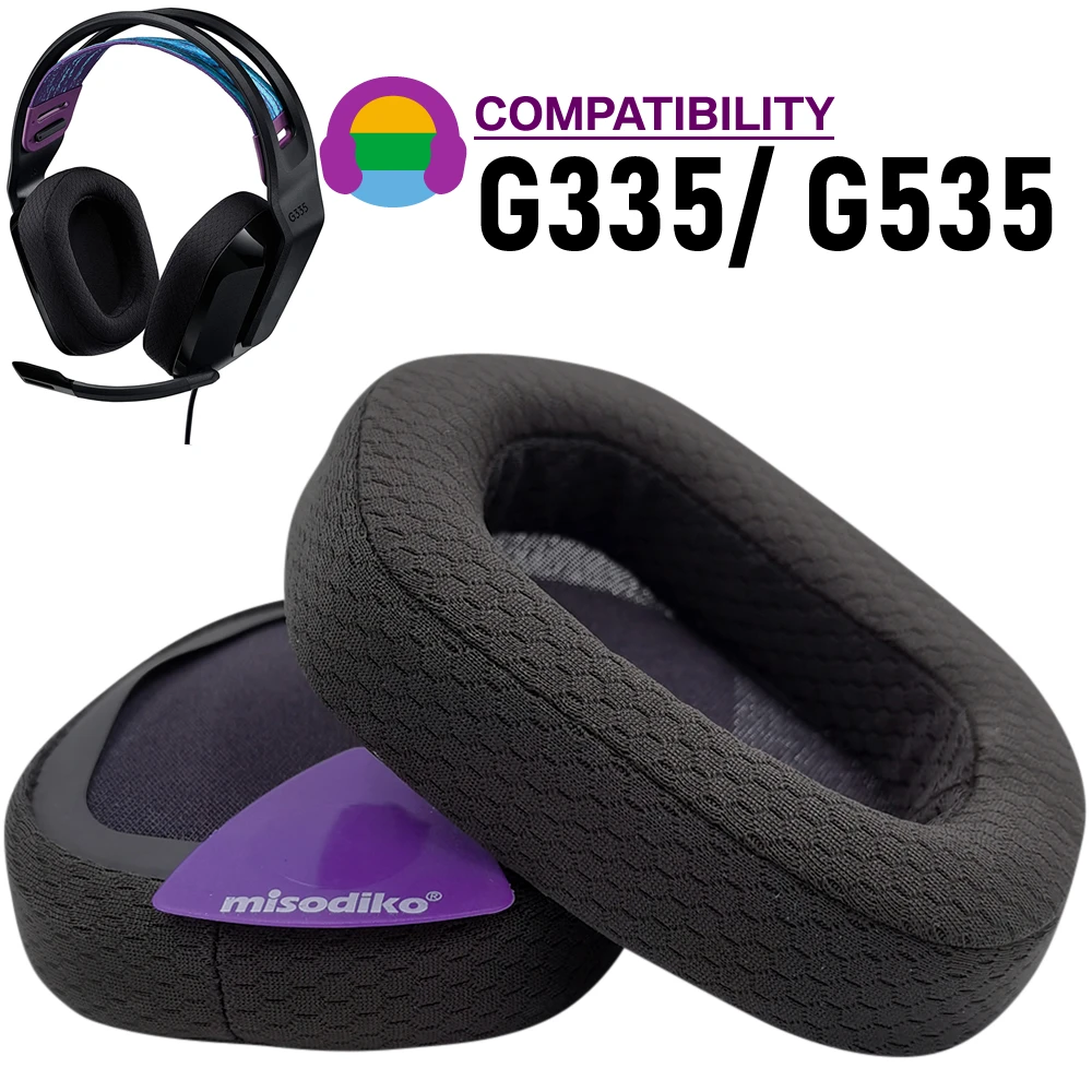 

misodiko Ear Pads Cushions Replacement for Logitech G335 G535 Gaming Headset