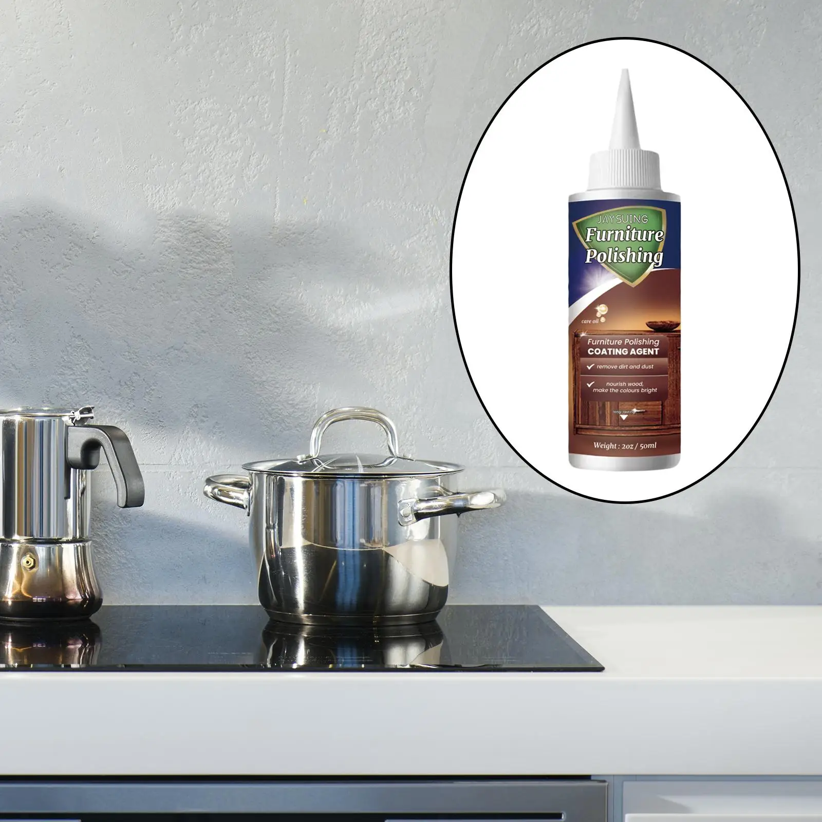 

Полировочное нано-покрытие для мебели, стульев, мраморной поверхности, варочной панели