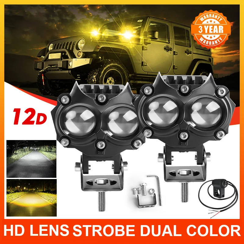 

HAOLIDE 3inch Led Spot DRL Work Light 18000LM 12V 24V 4X4 Offroad Led Spotlight for 4WD ATV SUV Trucks Boat Driving Fog Lights