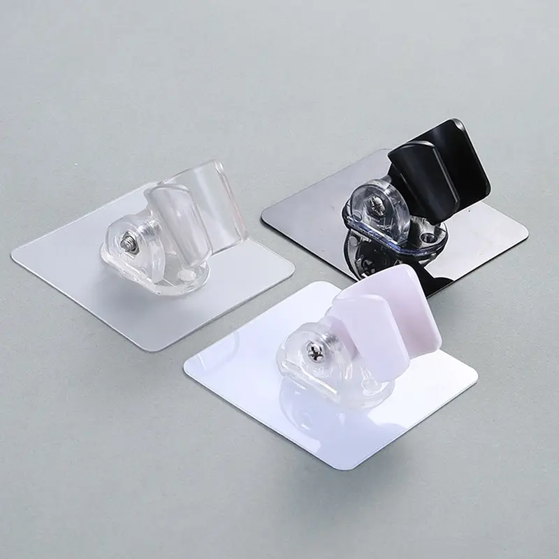 

Useful Adjustable Polished Self-adhesive Handheld Suction Up Drill-free Shower Head Holder Showerhead Rack Punch-free Adjustable