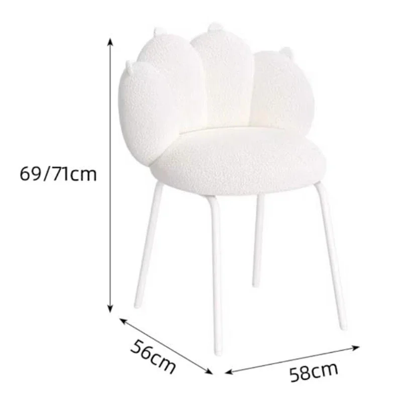 Кремовый стиль кресло для макияжа спальни скандинавский туалетный столик комод