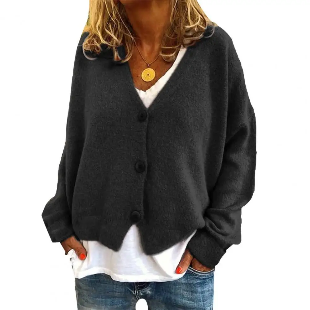 

Blouse Comfortable Warm Durable Women Loose Sweater for Autumn Winter Hot Style Casual Loose Sweater Knitted Cardigan Women