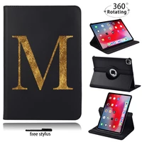 360 rotaing pu leather case for apple ipad air 12 9 7 tablet cover for ipad air 3 10 5air 4 air 5 2022 10 9 case stylus