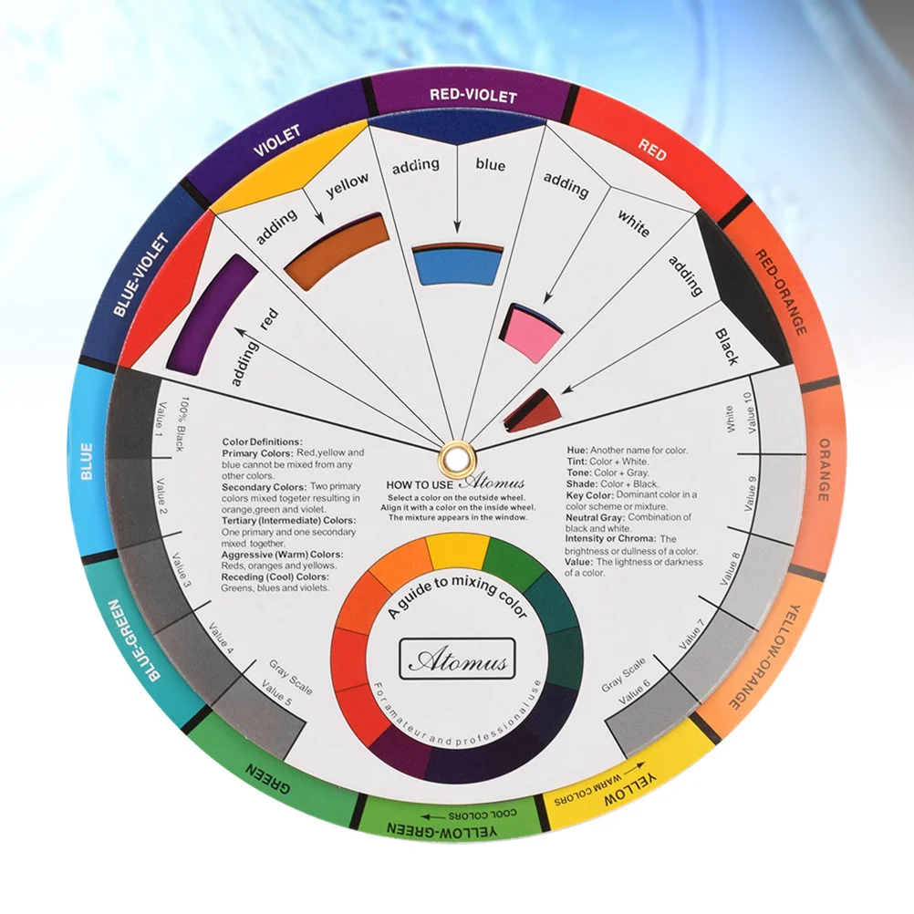 

Colour Wheelpocket Chartcolor Board Designerinterior Fashion Artist Mixing Guide Makeup Nail