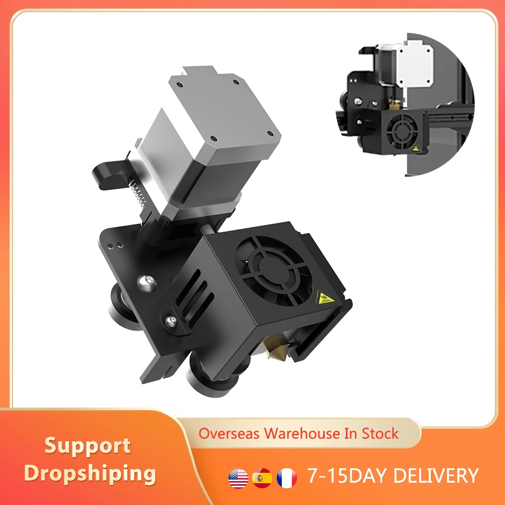 

CREALITY Ender 3 проксимальный экструзионный комплект полностью металлический корпус экструдер для серии Ender 3S/3Pro обновленные детали для 3D-принте...
