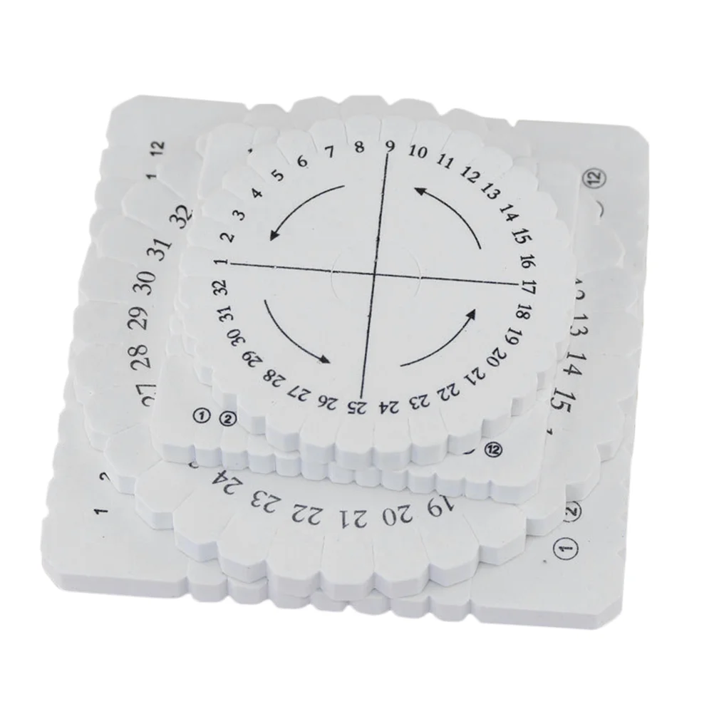 

4pcs Wire Braiding Disk Kumihimo Disc Bracelet Loom Different Looms Braiding Disks Kumihimo Disks Set