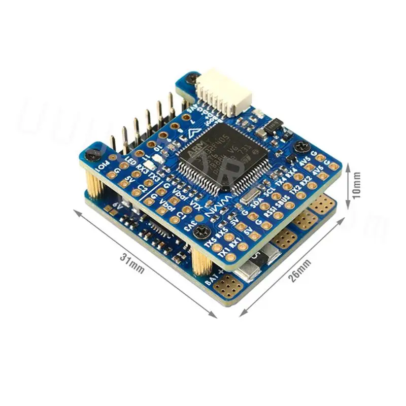 

MATEK F405-WMN F405 Flight Controller STM32F405RGT6 W/ Baro OSD Blackbox 132A Current Sense 2-6S Lipo For FPV Fixed Wing Drone