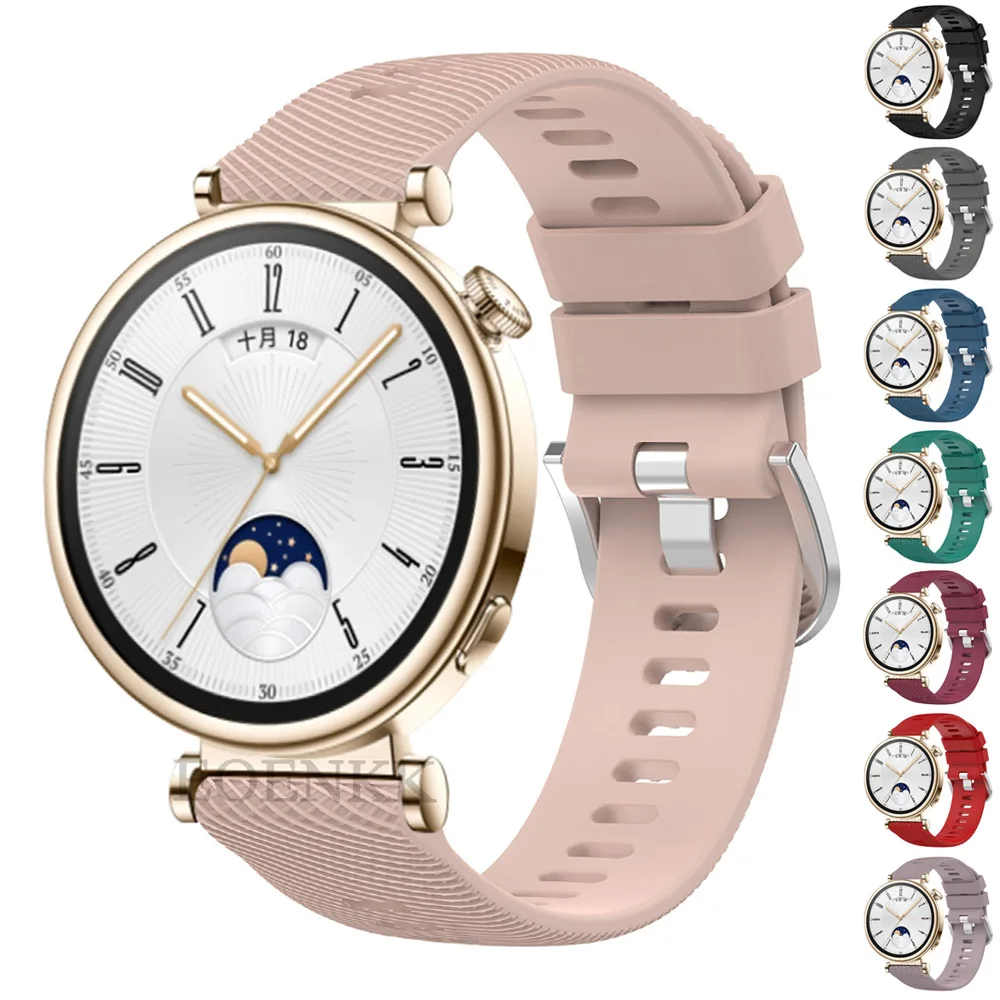 18mm 22mm Silicone Band For Huawei Watch GT 4/GT 5 41mm 46mm Sport Smartwatch Strap Pro 42mm Bracelet
