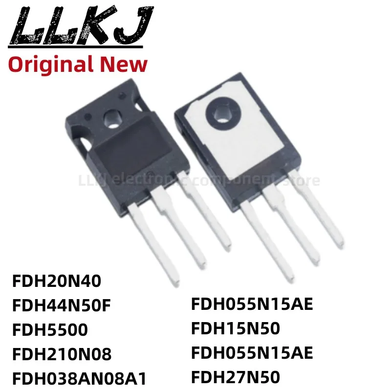 1 шт. FDH20N40 FDH44N50F FDH5500 FDH210N08 FDH038AN08A1 FDH055N15AE FDH15N50 FDH055N15AE FDH27N50 TO247 MOS FET TO-247