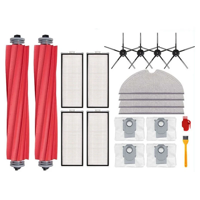 

Main Side Brush Vacuum Cleaner Hepa Filter For Xiaomi Roborock Q7 Max,Q7 Max+,Q7 Plus,T8 Mop Robot