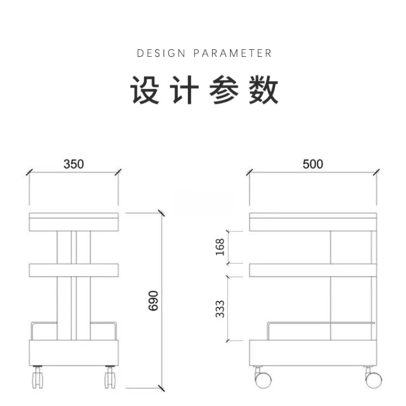 Тележка для хранения с колесами кухонный Органайзер транспортировка вещей