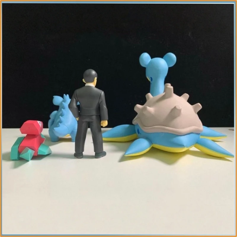 Фото Коллекционная фигурка Bandai Pokemon Scale World Kanto Region - Джованни, Нидоквин, Лапрас, масштаб 1/20, модель, игрушка, подарок №3