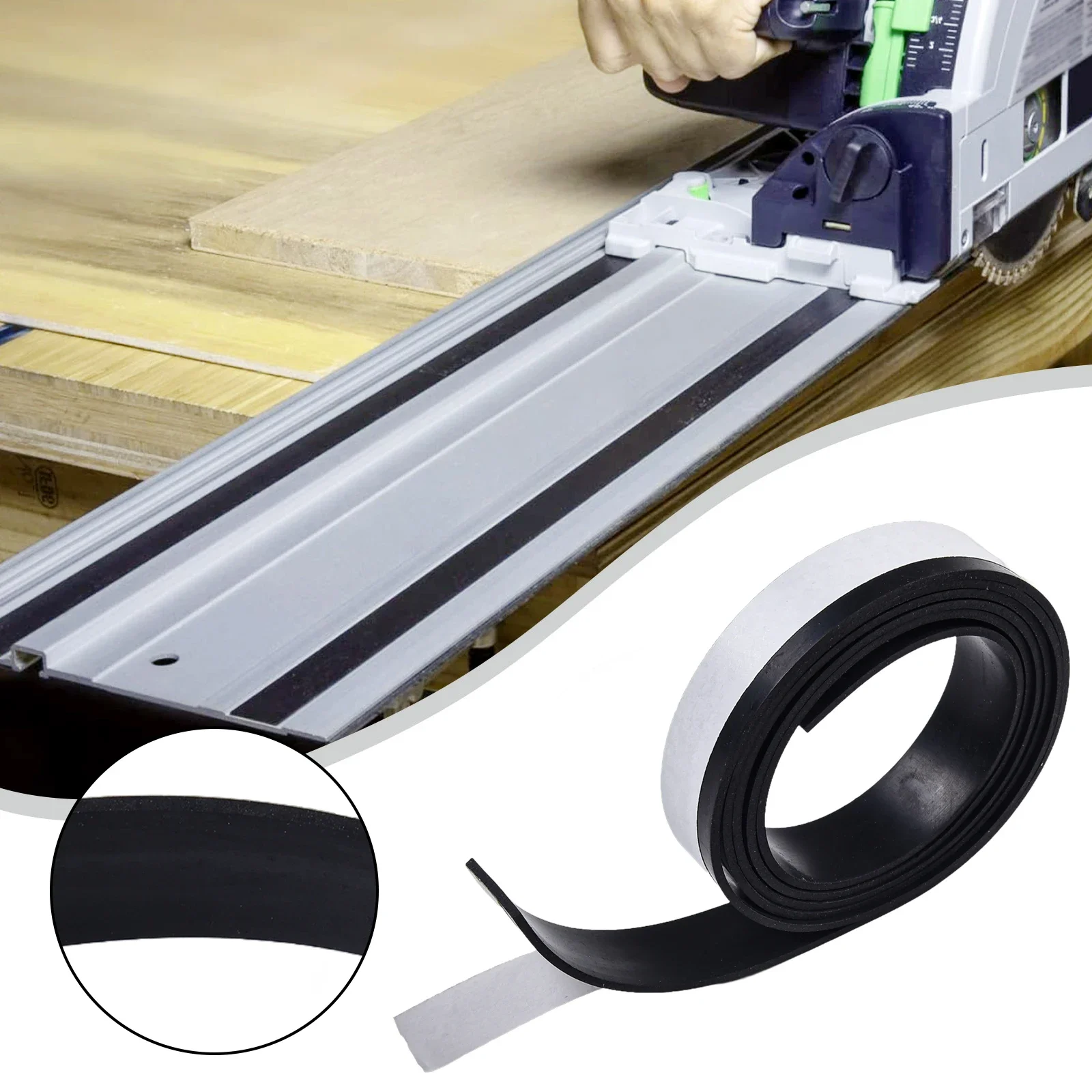 

Защитная накладка Splinter Guard 1,4 м черная для направляющей шины SP6000 SP5000