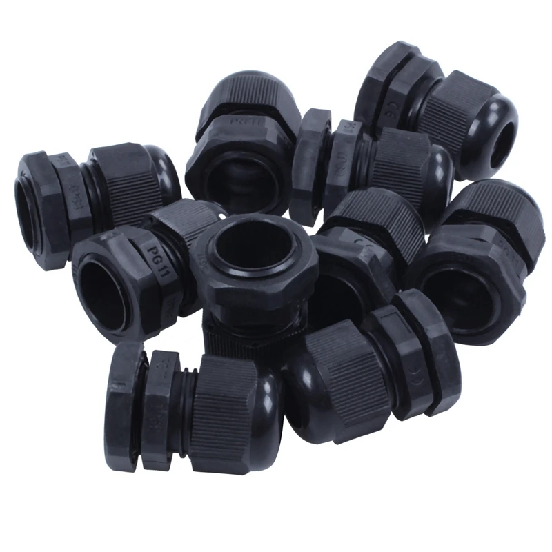 

10 Pieces 5 Mm - 10 Mm Lock, Cable Gland PG11 Plug