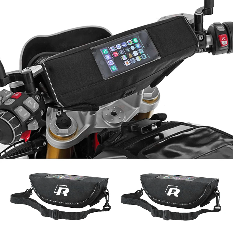 Сумка для хранения на руль мотоцикла водонепроницаемый держатель телефона
