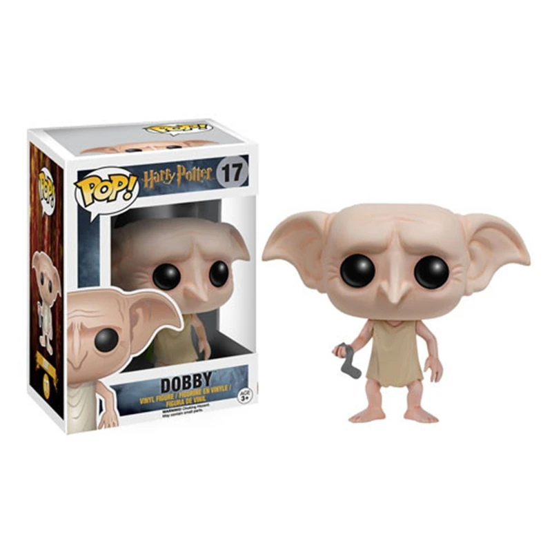 Фото Коллекционная фигурка Funko Pop 17: Добби (Гарри Поттер) — классический персонаж из фильма, виниловая статуэтка для рабочего стола, отличный подарок для коллекционеров фильмов №3