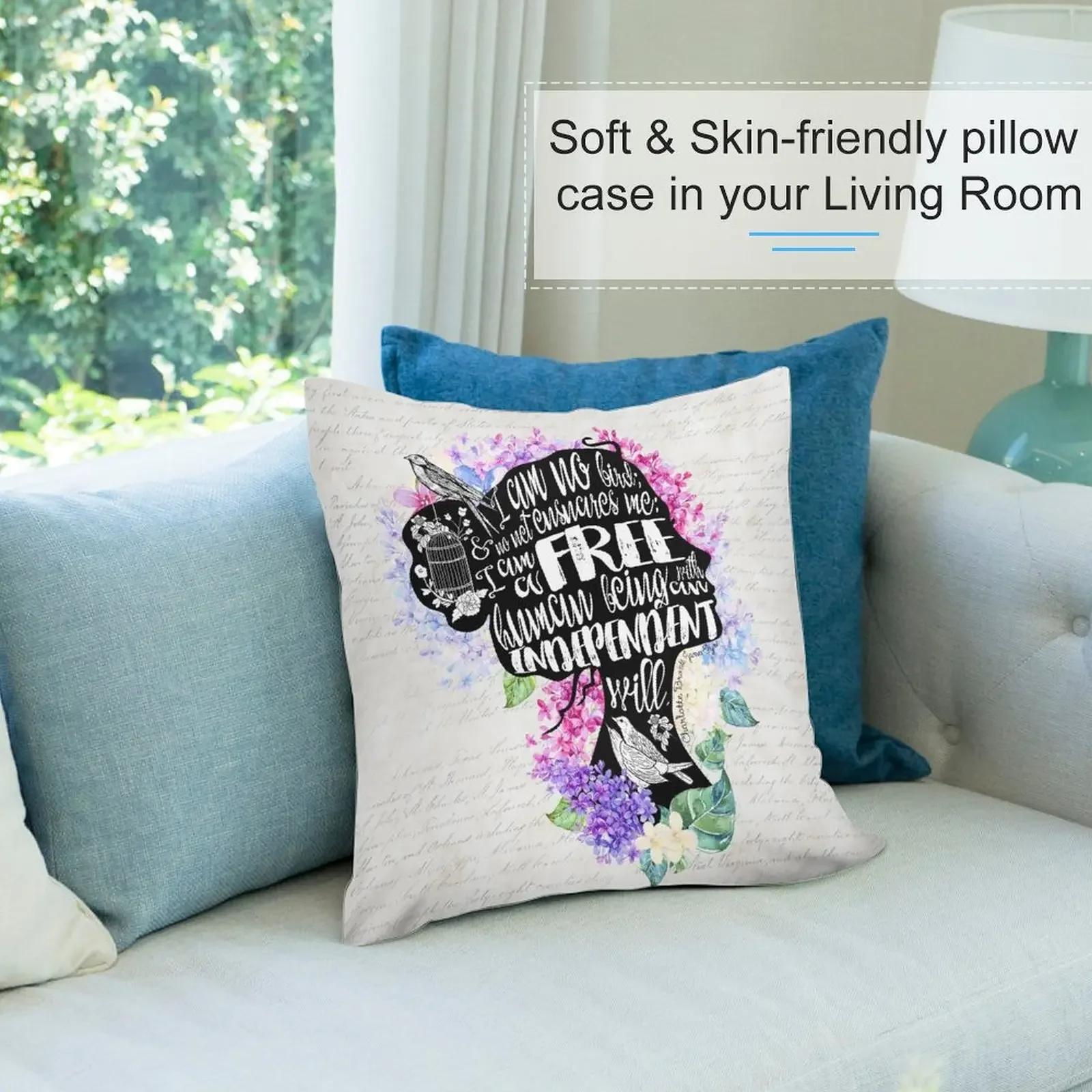 Джейн Эйр-без птицы декоративная подушка чехлы для диванов подушки детей