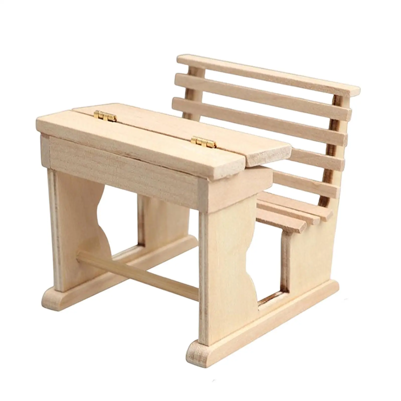 

Деревянная полка для книг, миниатюрные украшения мебели для рукоделия