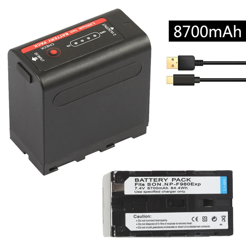 

Аккумуляторная батарея NP-F980, 7800 мАч, NP F980, F960, F970, NPF980, NPF960, NPF970, аккумулятор для Фотоаппарата Sony CCD-TRV35 RV100, TR415E