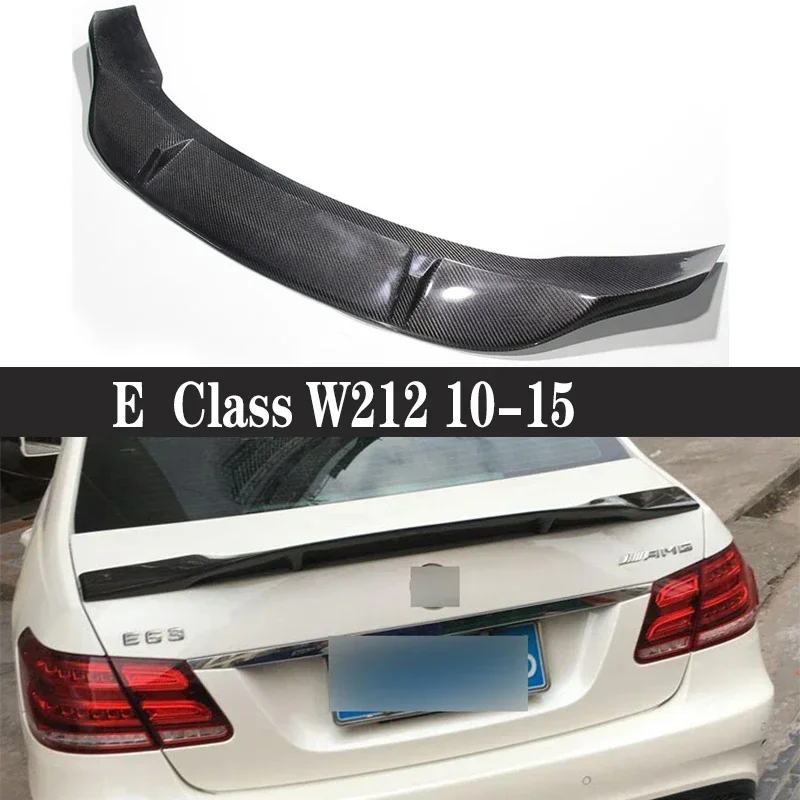 Спойлер из углеродного волокна для Mercedes Benz E Class W212 задние ласты удлинитель