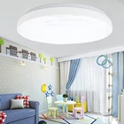 Современная люстра из Лок, 12182436 Вт, Светодиодная потолочная лампа, естесветильник для спальни, дома, кухни, детской комнаты