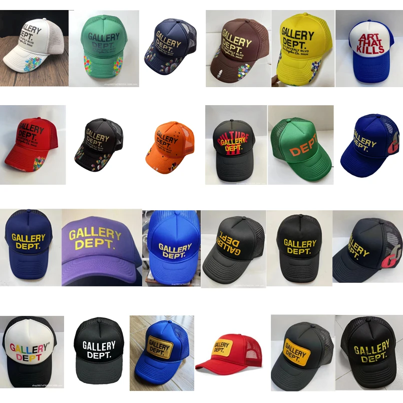 

GALLERY DEPT 2023 New Men And Women Latest Fashion Style Painted Graffiti Baseball Cap High Quality Street Hat Accessories