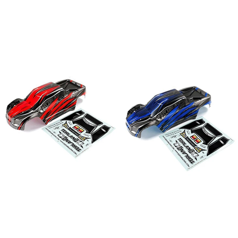 

ROFUN 2Set Car Shell Body Stickers For 1/8 HPI Racing Savage XL FLUX Rofun Rovan TORLAND XL Truck Toys,Blue & Red