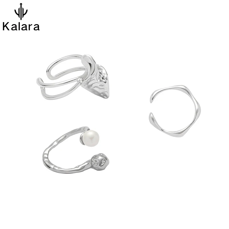

Personalized Light Luxury Small Crowd Style Combination Wear Fashion Open Rings Set For Women Knuckles Vintage Aesthetic Ring