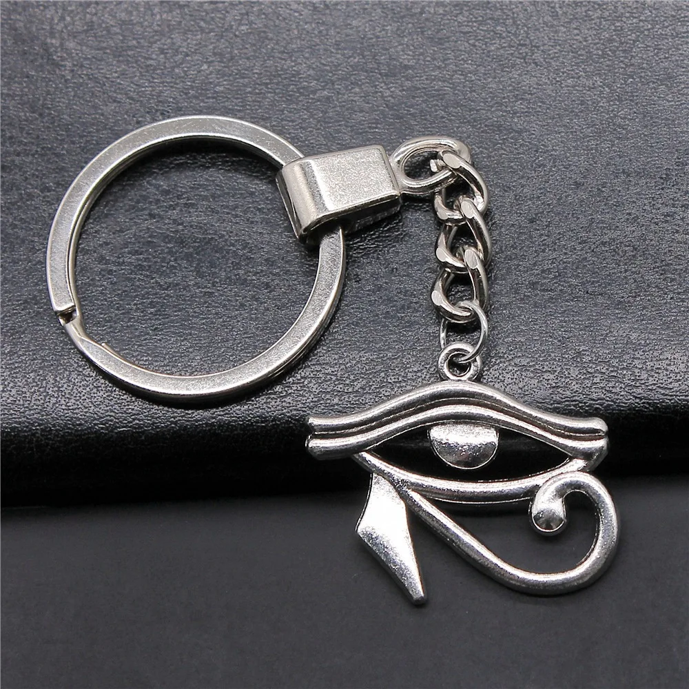 

Мужской брелок «сделай сам», металлическая цепочка-держатель в винтажном стиле, 2 цвета, 33x27 мм, подвеска «глаз хвоста», новый модный подарок