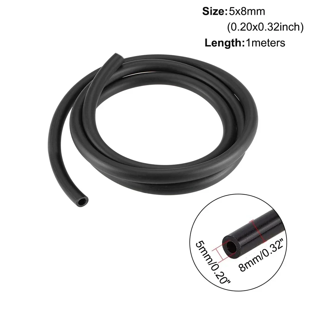 

Гибкий шланг из нитриловой резины для сантехники 3-19 мм черный 1 метр