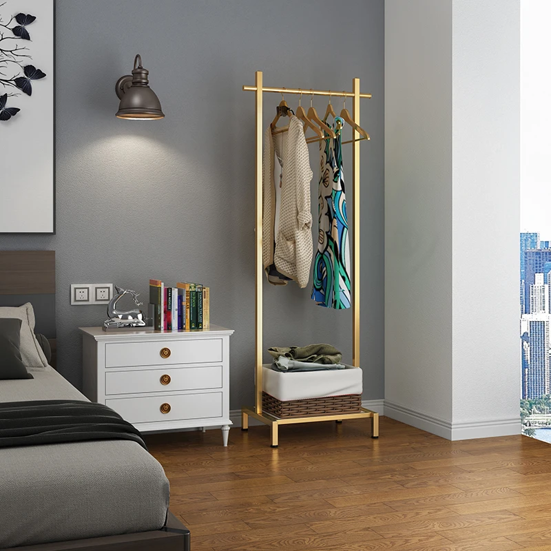 

Bedroom Nordic Clothing Rack Shelves Bedroom Modern Clothing Rack Wardrope Storage Perchero Pared Furniture Living Room LQQ26XP