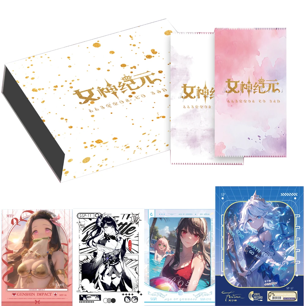 Новая коллекция карт Goddess Era Waifu TZZ YS аниме купальник для девочек бикини коробка