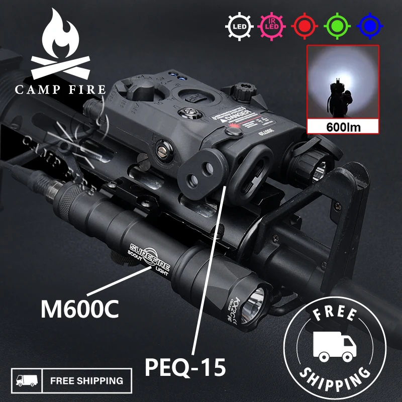 Фонарик PEQ PEQ-15 nylon AR15 M300 M600C M600