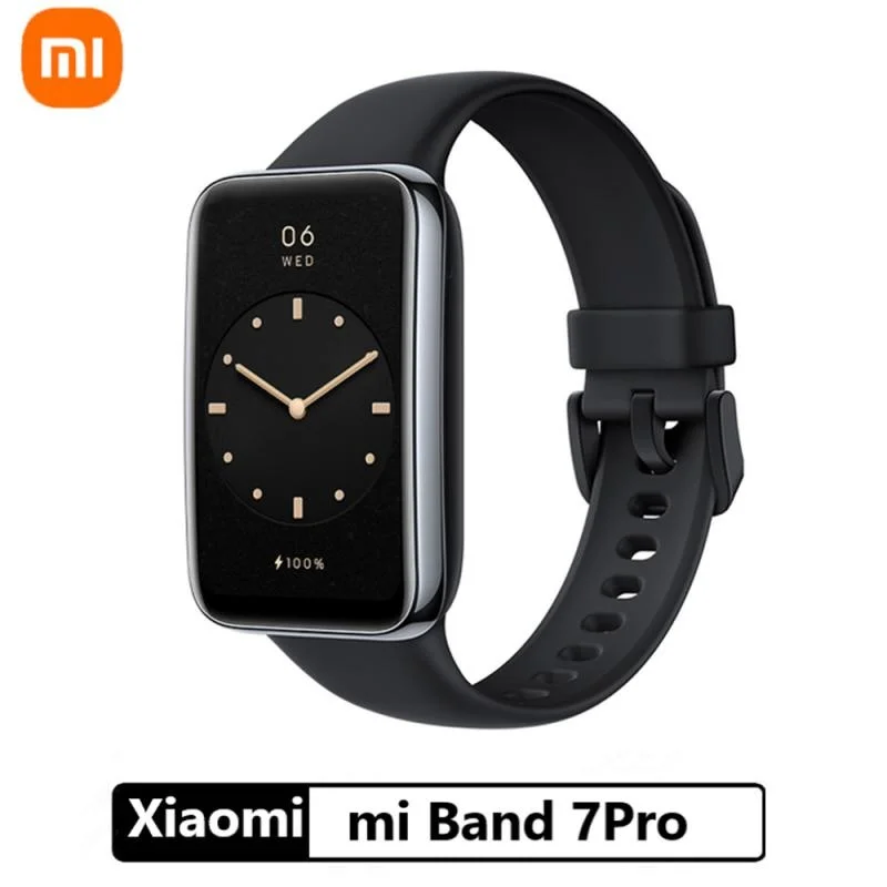 

OriginalXiaomi – Bracelet connecté Mi Band 7 Pro, avec GPS, écran capteur d'activité physique avec suivi du taux d'oxygène dans