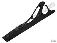 

BA51417273061P1 for interior door handle F10 + LCI ON left (black)