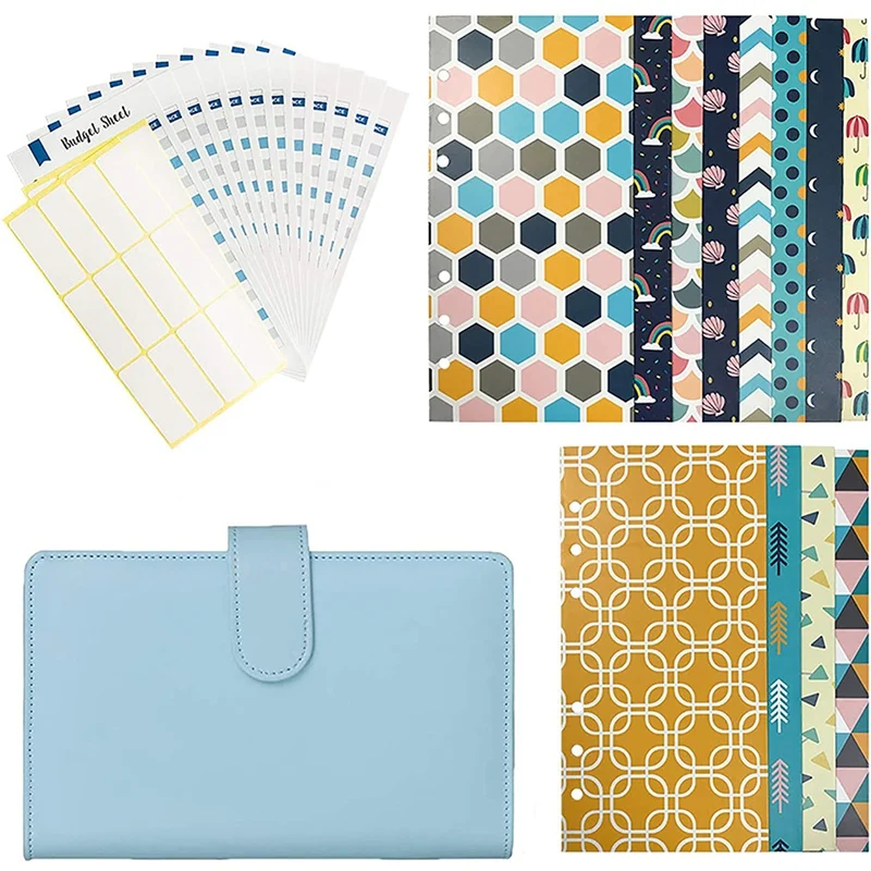 

Budget Envelope Budget Binder 26 Pcs PU Leather Budget Cash Envelopes Cash Binder Money Organizer For Budgeting