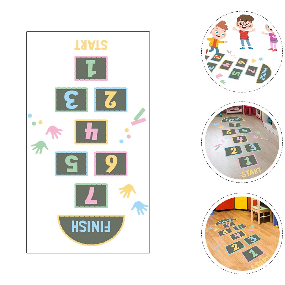 Детские игрушки талисман напольное зрение забавная игра наклейка на стену